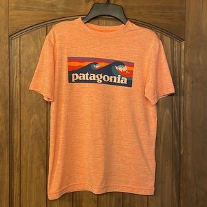 Patagonia youth size 12 poly wicking T-shirt
